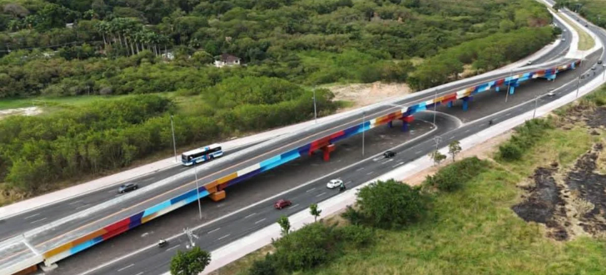 Viaduto e sistema viário executados pelo Grupo Vieira Engenharia