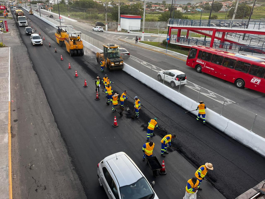 Pavimentação em vias urbanas